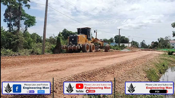 Amazing XCMG Motergrader with the two Roller Woking