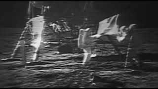 Restored Apollo 11 Moonwalk - Original NASA EVA Mission Video - Walking on the Moon