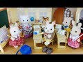 Baby doll Sylvanian rabbit Tree School toys Bus car play 아기인형 실바니안 토끼 나무 학교 버스 자동차 장난감놀이 - 토이몽