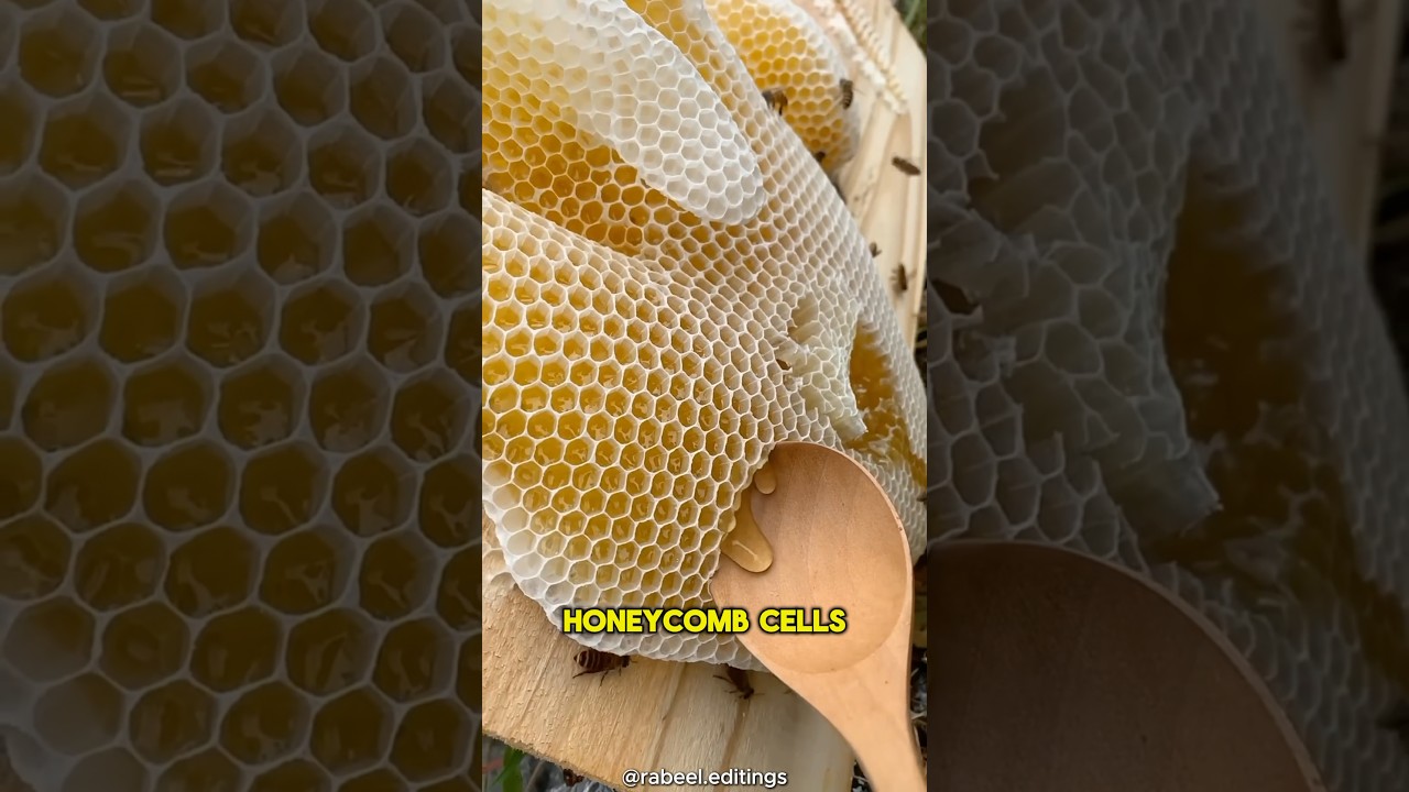 Почему соты имеют шестиугольную форму? 😨 