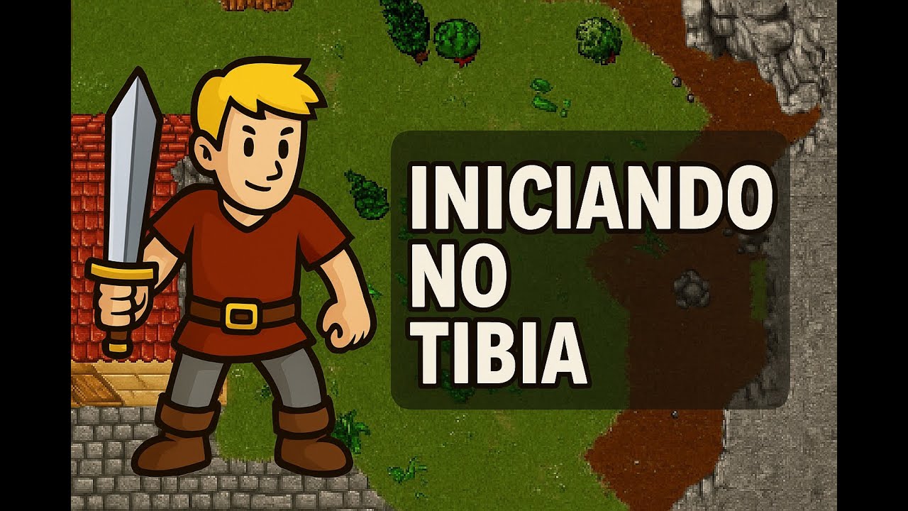 👶 Noob em Tibia ao vivo! Me ensina aí! 📚 - YouTube
