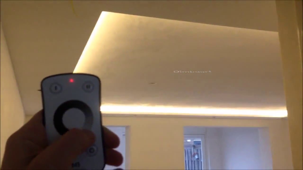 Wereldrecord Guinness Book Terminologie Ondoorzichtig Maatwerk koofverlichting LED strip - verlaagd plafond project - YouTube