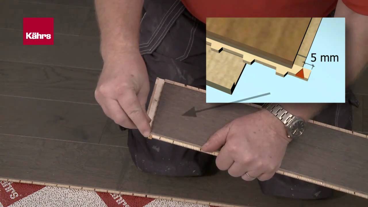 Kährs Woodloc 5s Backward Installation Reversed Direction English You Backward Installation, Can You Lay Laminate Floor Backwards