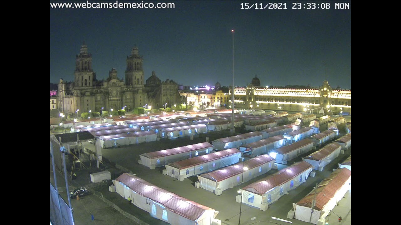Zocalo de la Ciudad de México En vivo desde El Gran Hotel de La Ciudad