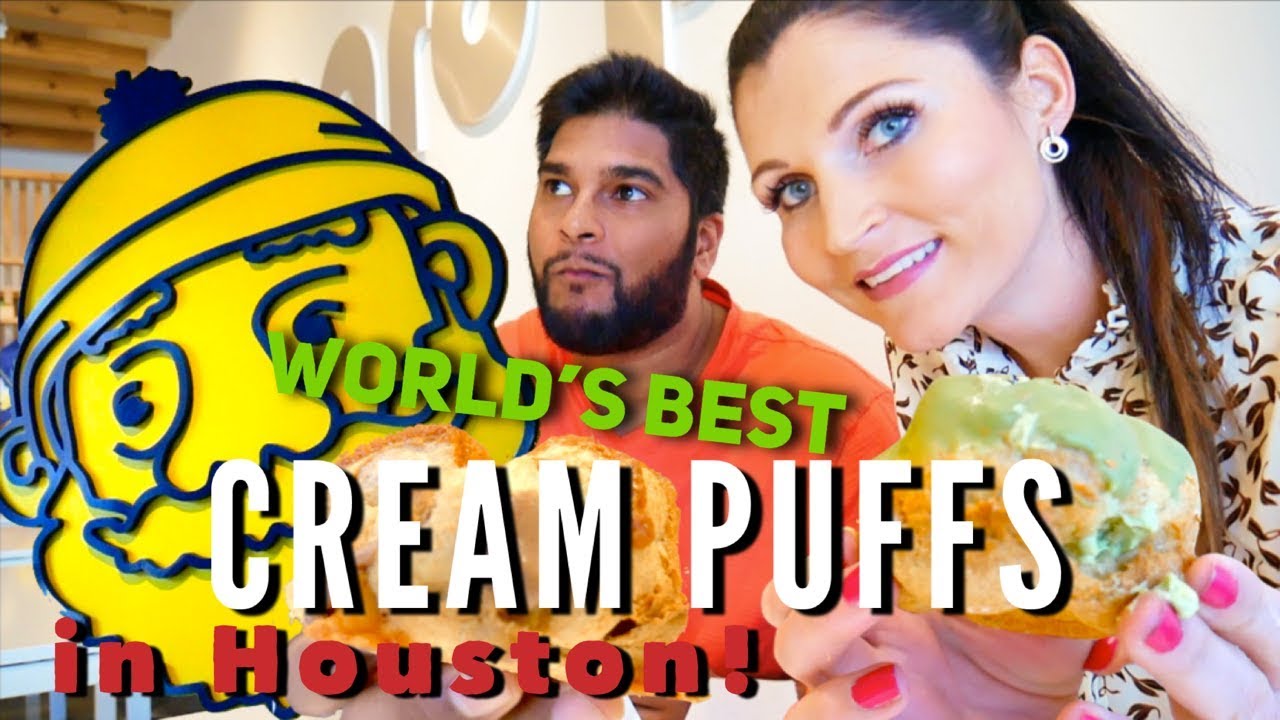 World's Best CREAM PUFFS in HOUSTON (Beard Papa's)