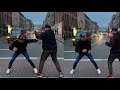 Alex pereira scaring pedestrians with street spar