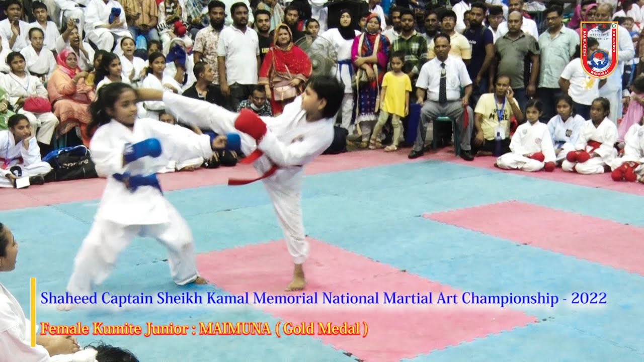 Female Kumite Junior MAIMUNA Gold Medal S. C. S. K. M. National