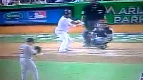 First Hit EVER at Marlins Park By a Marlin!