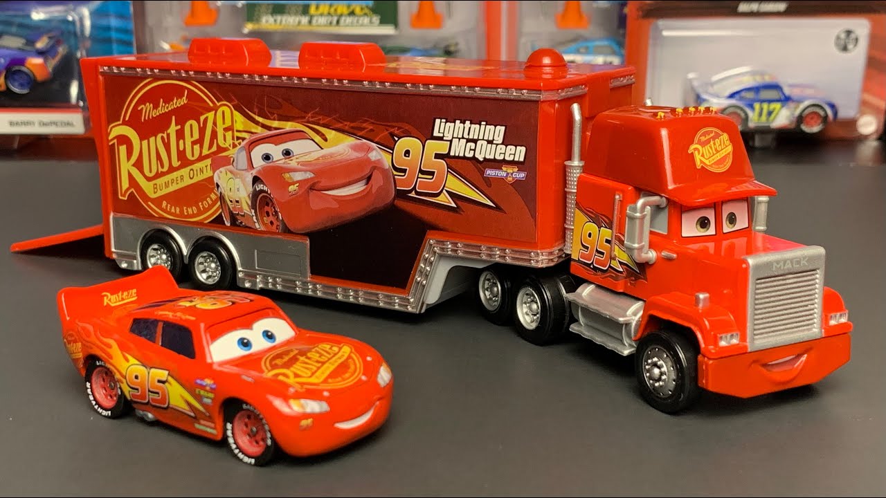 Disney Pixar Cars Mack Hauler Mattel 2022 Unboxing And Review Youtube