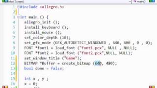 C++ Allegro Made Easy 7 - Double Buffer screenshot 3