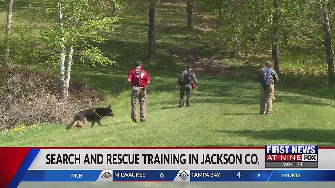 Search and rescue teams meet in Jackson County Wisconsin for training