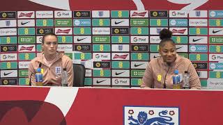 Khiara Keating and Grace Clinton pre-match press conference | England v Belgium | Nations League