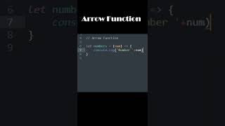 JavaScript - Arrow Function