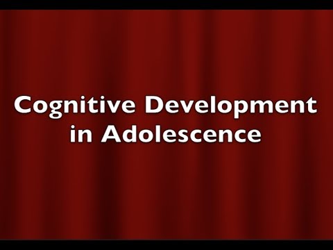Video: Vad är kognitiv utveckling i tonåren?