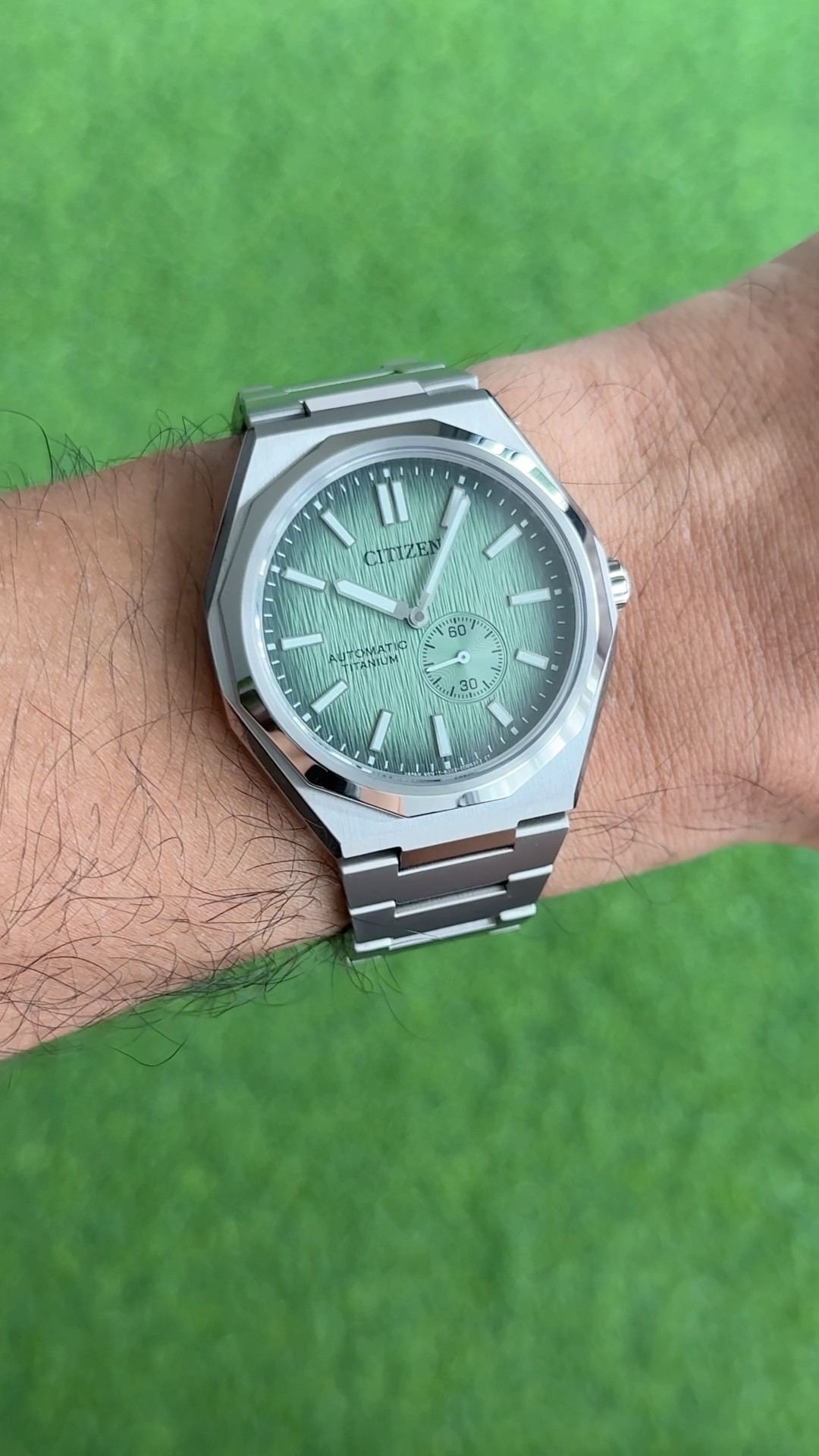 Citizen Zenshin Green NK5020-58X - YouTube