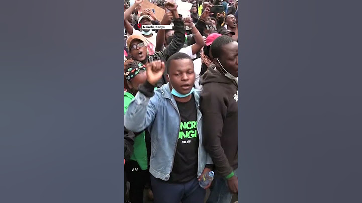 Police fire water cannons and tear gas at Kenyans protesting tax hikes