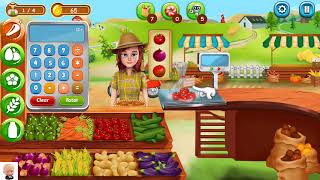 Kids Learning Food with Big Farm Cashier Manager  - Android/ios Gameplay - Fun Game Kids screenshot 1