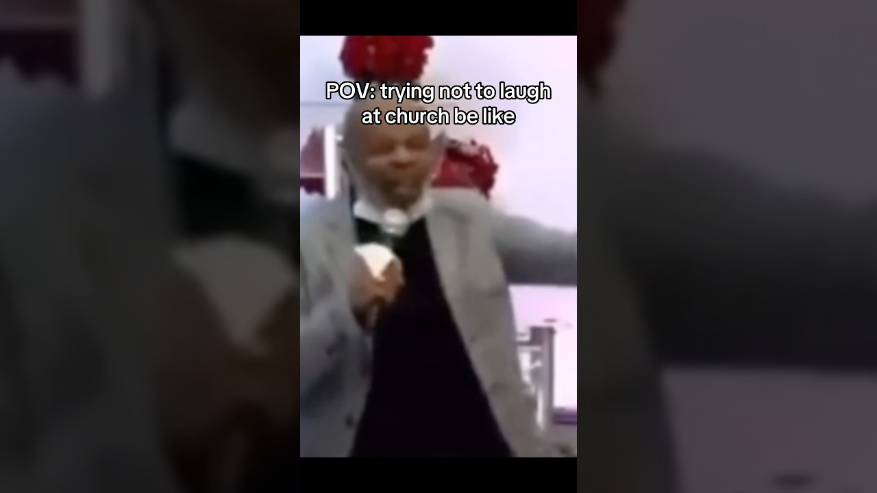 POV: trying not to laugh at church be like  