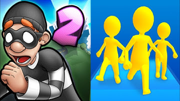 Robbery Bob 2 vs Join Clash 3D Gameplay Android,ios Part 2