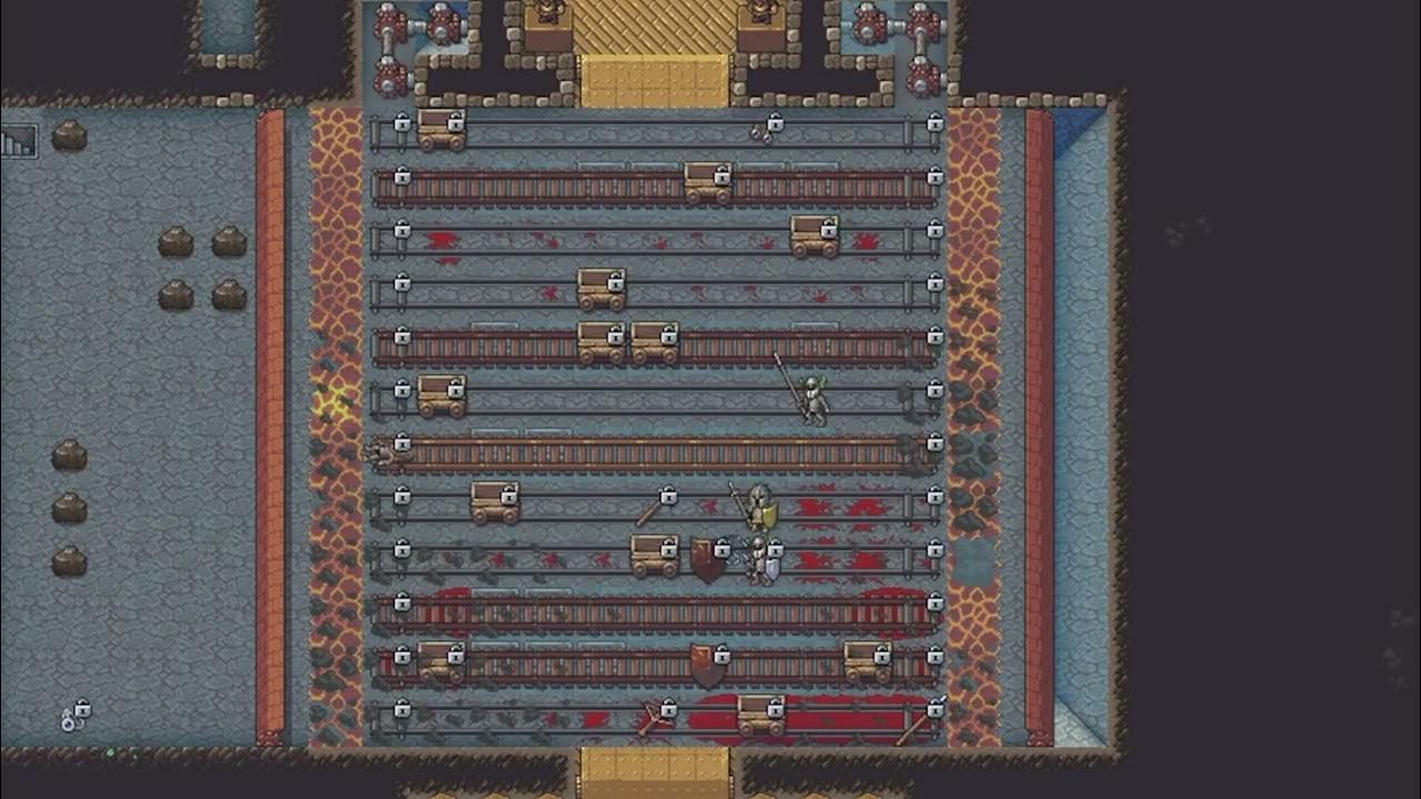 Dwarf Fortress Minecart Gold Trap YouTube