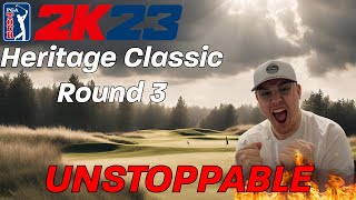 (PS5) BEST MOVING DAY YOU WILL SEE | TGC Tours - Heritage Classic | Round 3 - WGR: 1 | PGA Tour 2K23