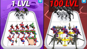 Merge Master Game -Merge Master Monster Fusion-Elden Warrior-Blue Monster-Dinosaur Mod-(Max Level)