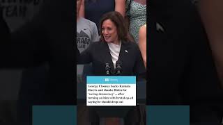George Clooney BACKS Kamala Harris and thanks Biden for saving democracy
