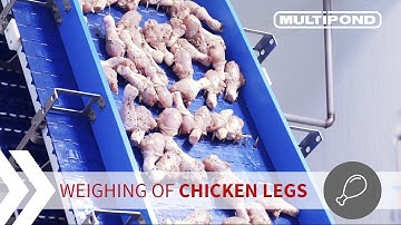 Multihead weigher | Weighing of chicken legs | MULTIPOND