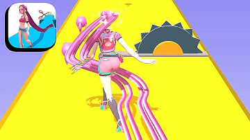 Hair Run Rush ​- All Levels Gameplay Android,ios (Part 13)