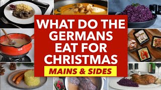 German Christmas Food Traditions  German Christmas Dinner Menu