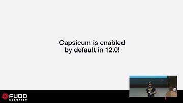 MeetBSD 2018: Mariusz Zaborski - Capsicum