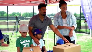 Marcus Semien's Food Donation at Youth Academy | Rangers Insider