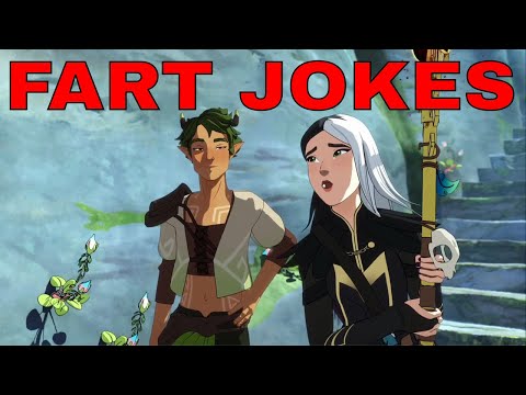 The Dragon Prince but only the fart/poop jokes