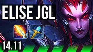 ELISE vs NIDALEE (JGL) | Rank 1 Elise, Rank 5, 9/3/11 | EUW Challenger | 14.11