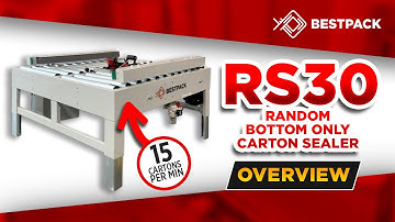 Carton Sealer - RS30-3 - Random Sidedrive Bottom Carton Sealer