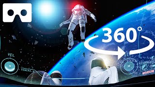 360° Alone in Space | VR Space Walk Experience | Futuristic Space Station