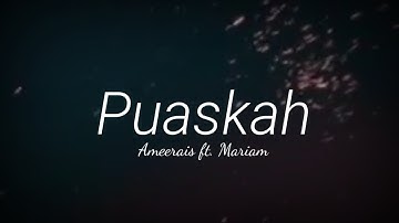 Puaskah - Ameerais ft. Mariam (lirik) | OST Bukan Ipar Sempurna
