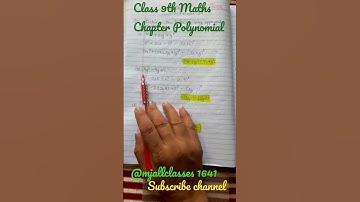 Class 9th Maths Chapter Polynomial Ex-2.4 questions 3 #education #negi @mjallclasses1641