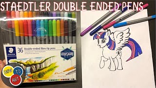 Staedtler 72 Double Ended Fiber Tip Markers - Bullet Journal Pen