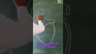 #heartdiagram #heart #sketch Easy method of heart sketch