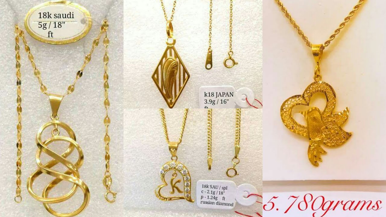 Light Weight Gold Chain Pendant Designs 