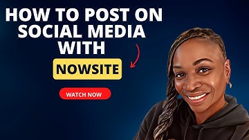 How to Make Social Media Posts In Nowsite | Nowsite 2.0