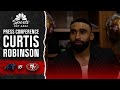 Curtis Robinson reflects on first NFL start in 49ers' win over Panthers | NBC Sports BA