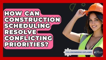 How Can Construction Scheduling Resolve Conflicting Priorities? - Civil Engineering Explained