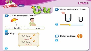 Tiếng Anh Smart Start Lớp 2 mới || Unit 5 PHONICS  Lesson 2  Sách Mềm Tương Tác