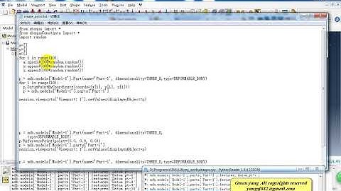 Abaqus Python How to create random points with Python script