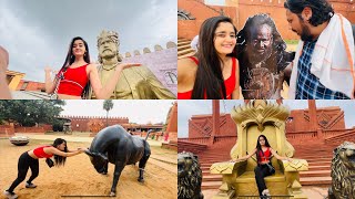 Baahubali Set Tour Frm RAMOJI Film City | Kuch Aise BAAT jo apko pata nahi | Bindass Kavya Vlogs screenshot 2