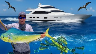 MAHI MAHI OFF A YACHT!!! Bahamas Offshore Mayhem