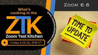 Zoom Test Kitchen 9-25-2025