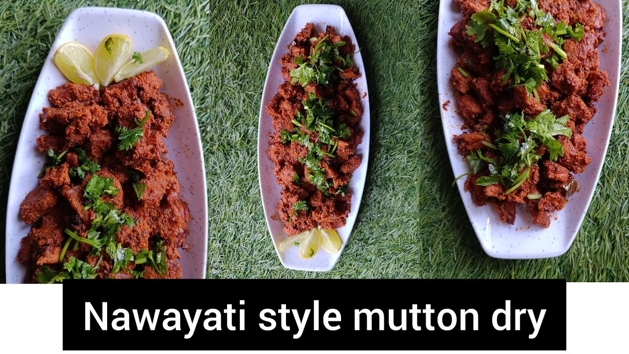 Nawayati style mutton dry 😋easy to make.